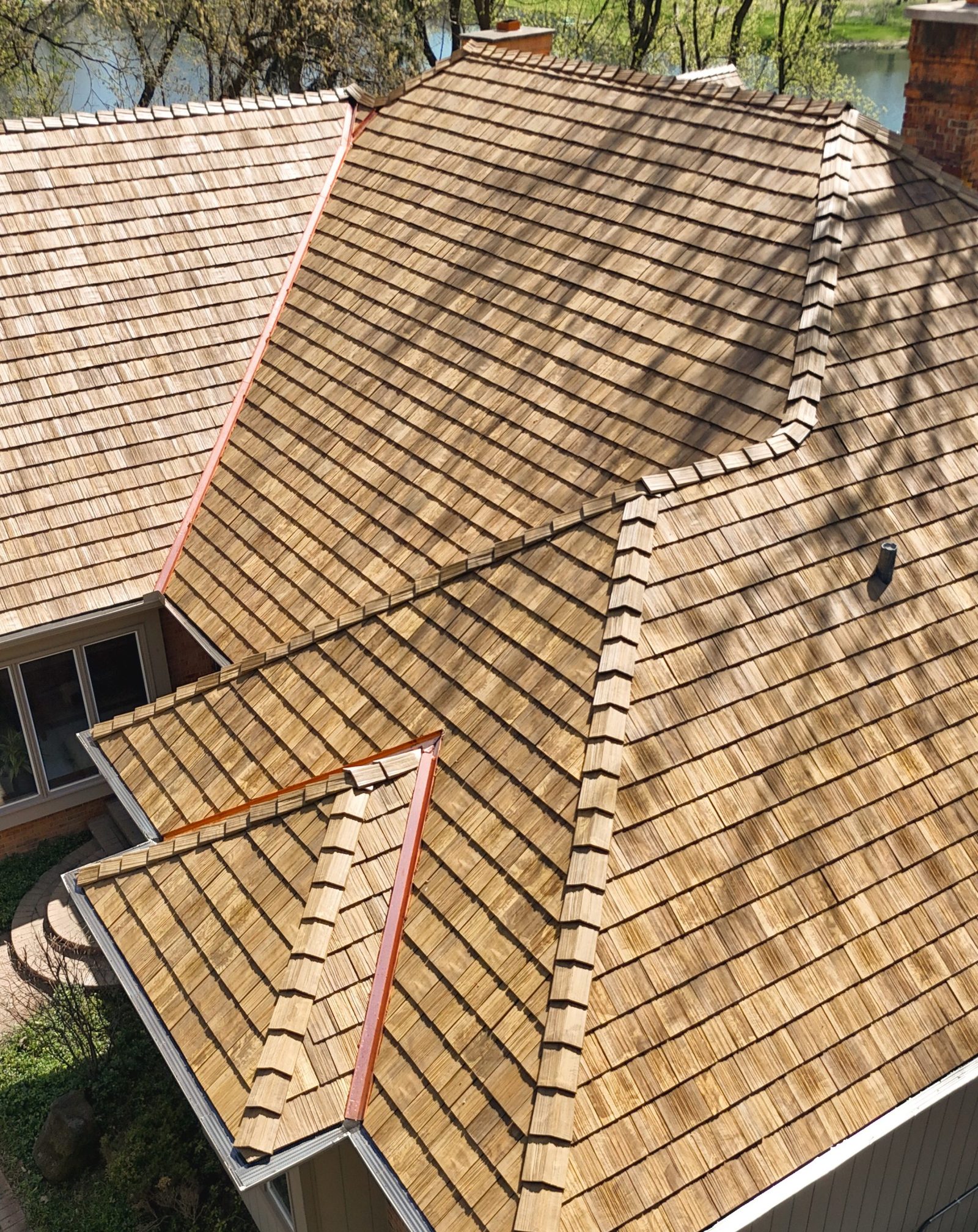 Roof replacement and copper flashing — photo 6