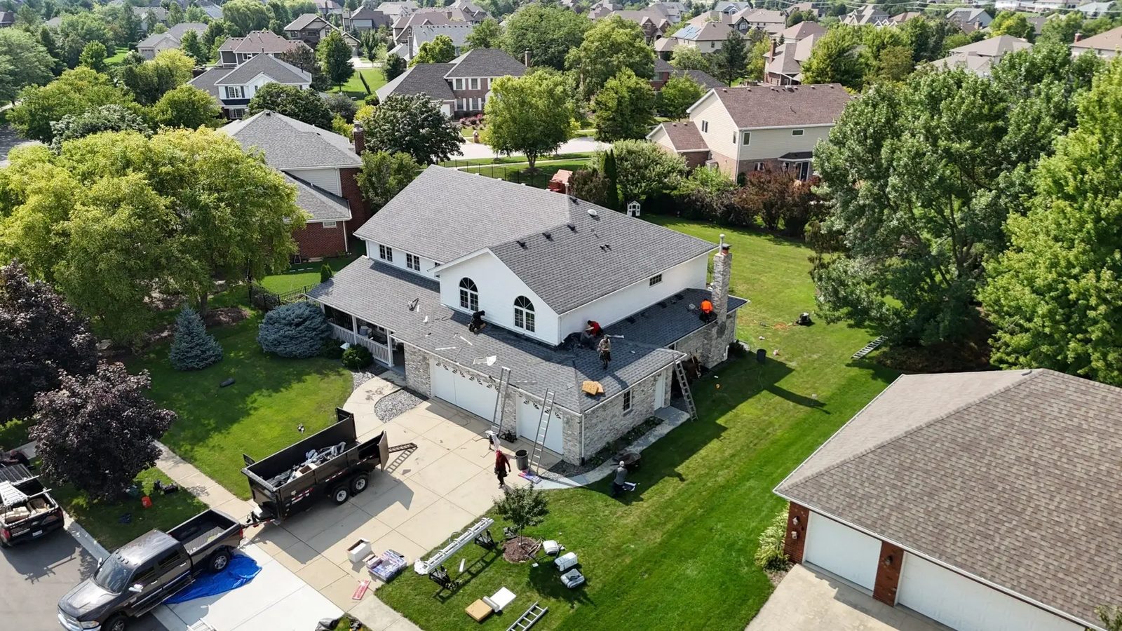 Roof and gutters replacement — photo 9