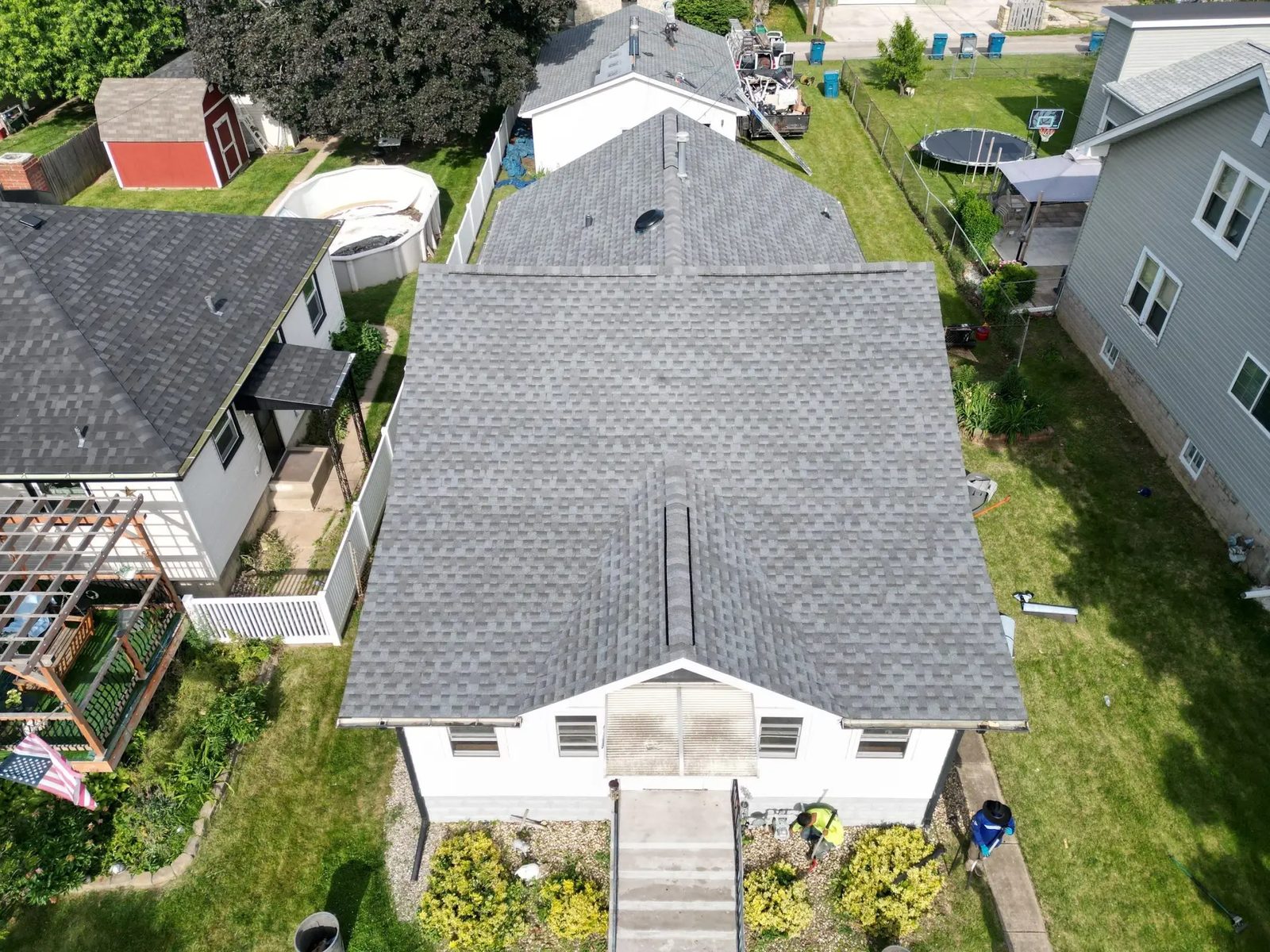 Roofing with GAF and gutters replacement — photo 2