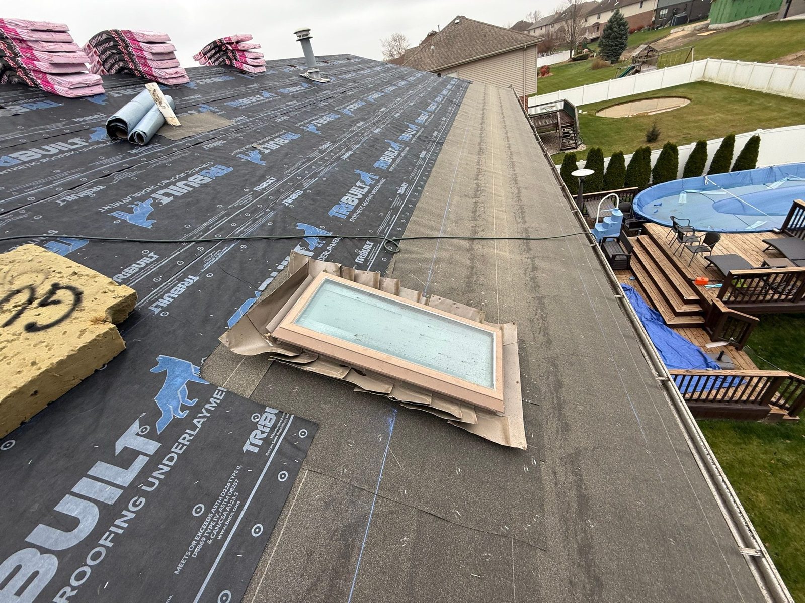 Roof Replacement and Skylight Installation — photo 2