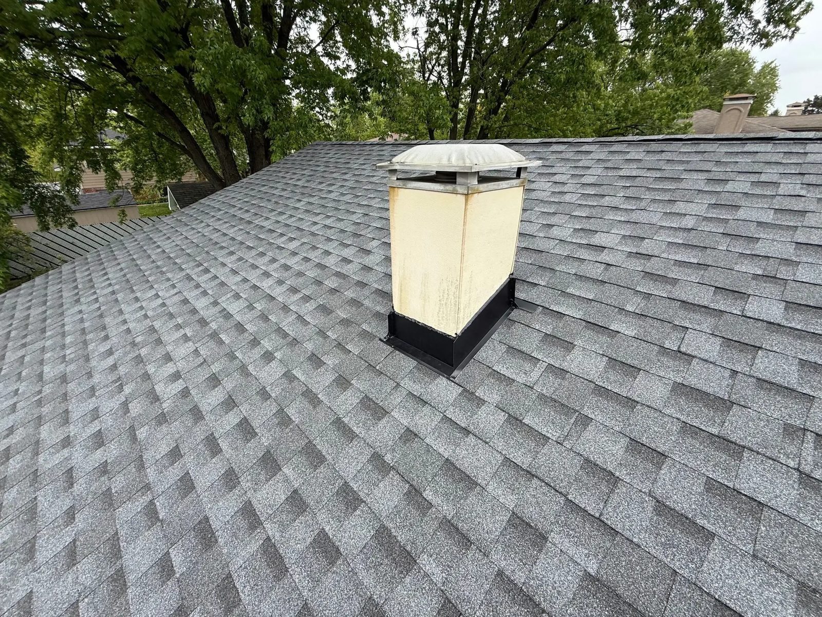 Roof replacement and chimney flashing — photo 7