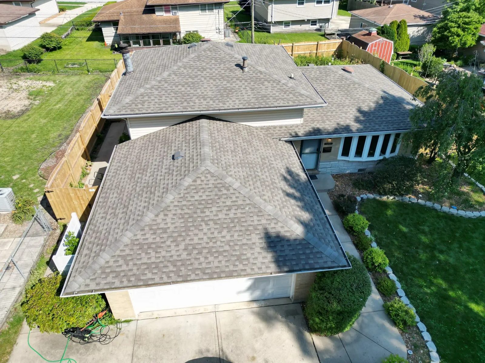 Roofing with GAF Weathered wood