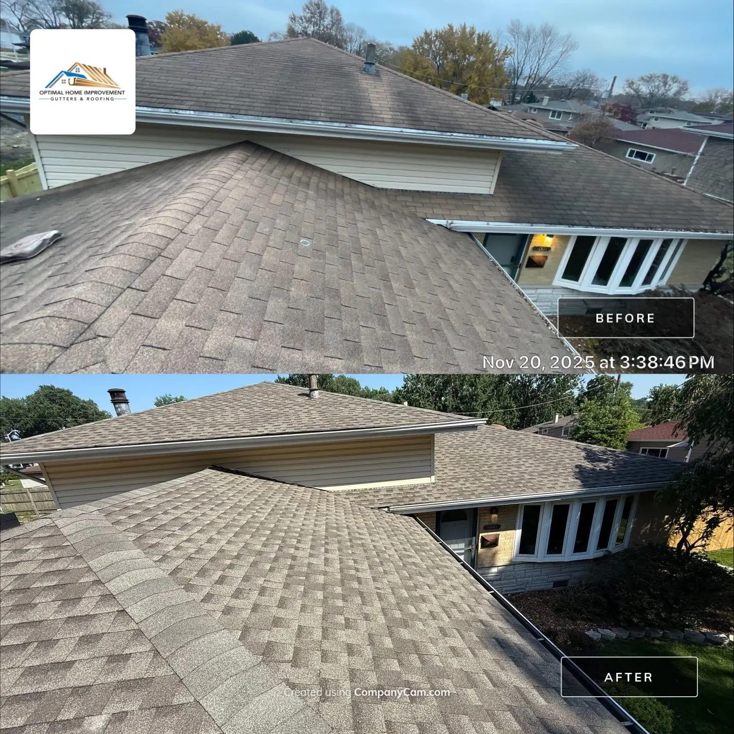 Roofing with GAF Weathered wood — photo 7