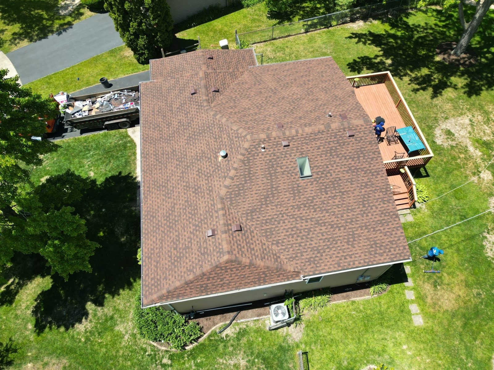 Roofing with GAF and gutters — photo 4