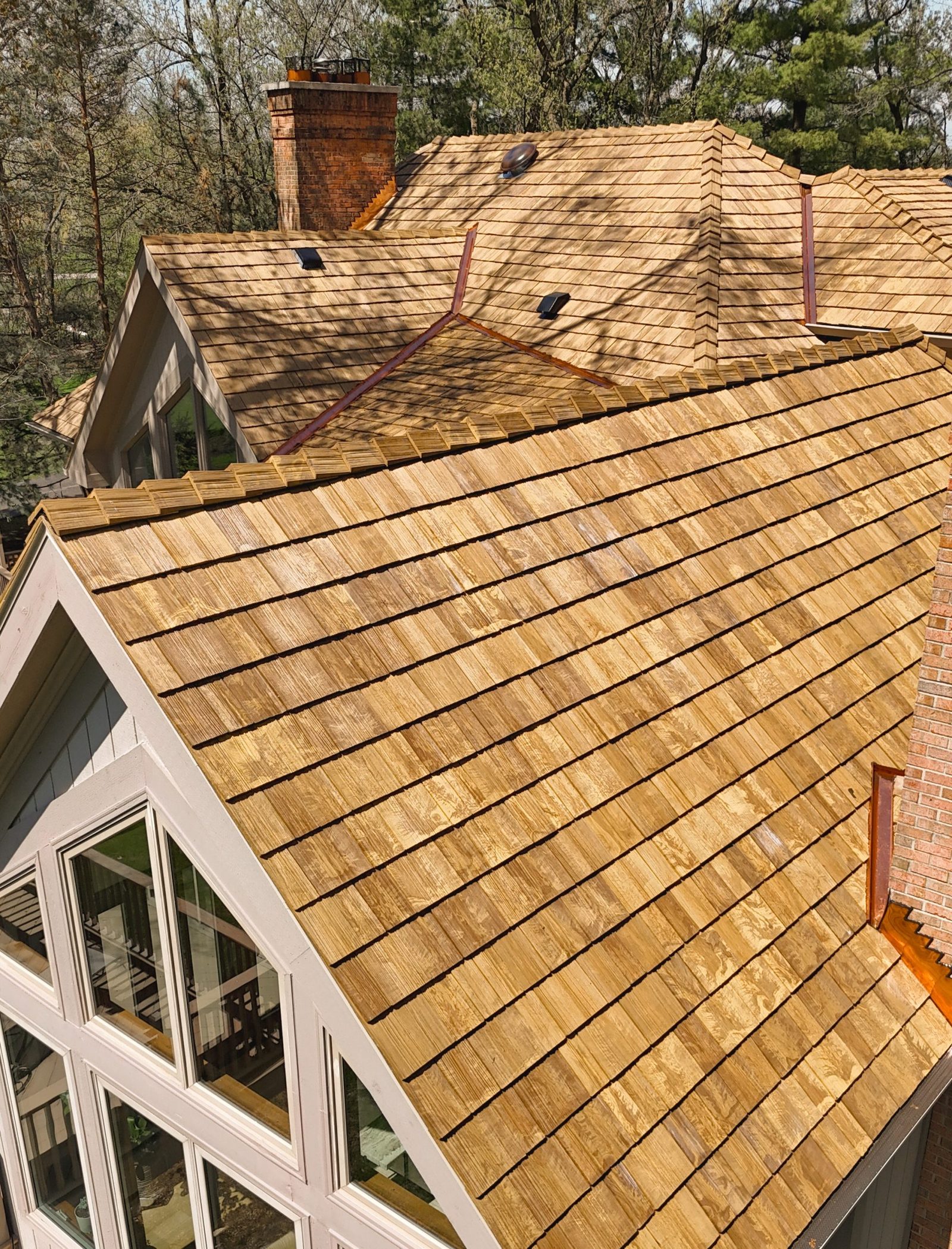 Roof replacement and copper flashing — photo 5