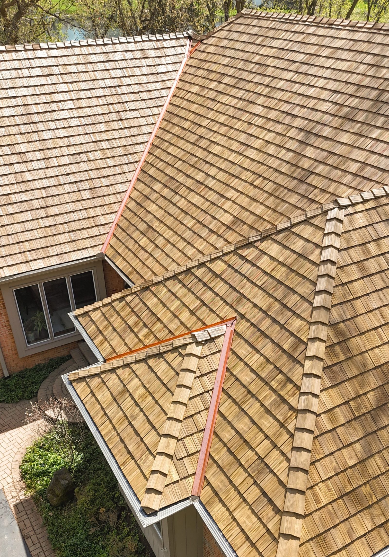 Roof replacement and copper flashing — photo 8