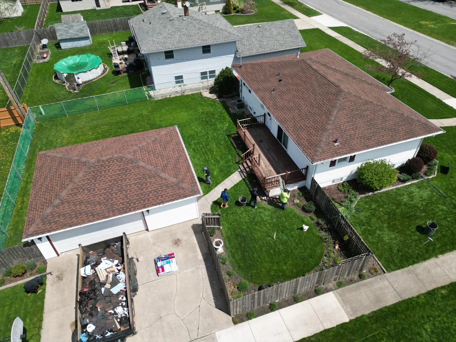 House and garage roof replacement — photo 2