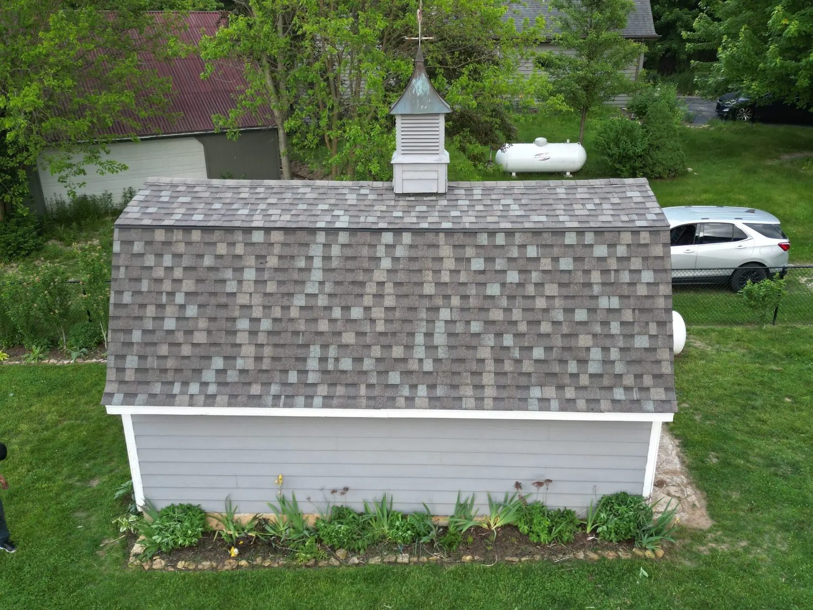 Roofing, copper chimney cap and copper awning — photo 8