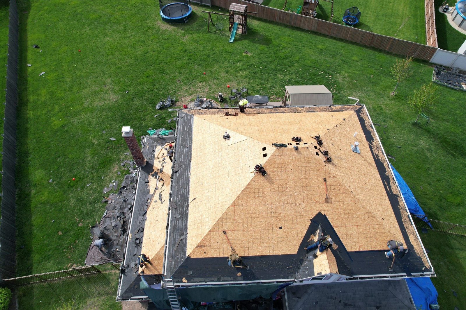 Gutter and roof replacement — photo 7