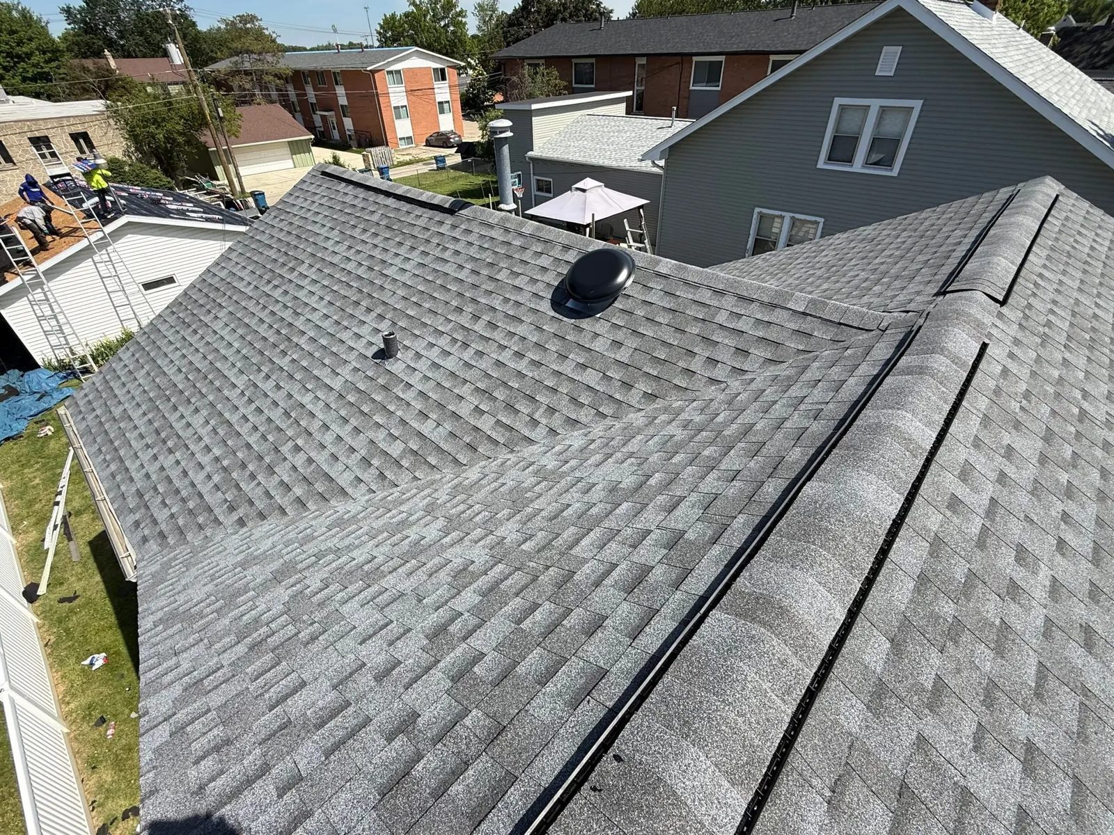 Roofing with GAF and gutters replacement — photo 9