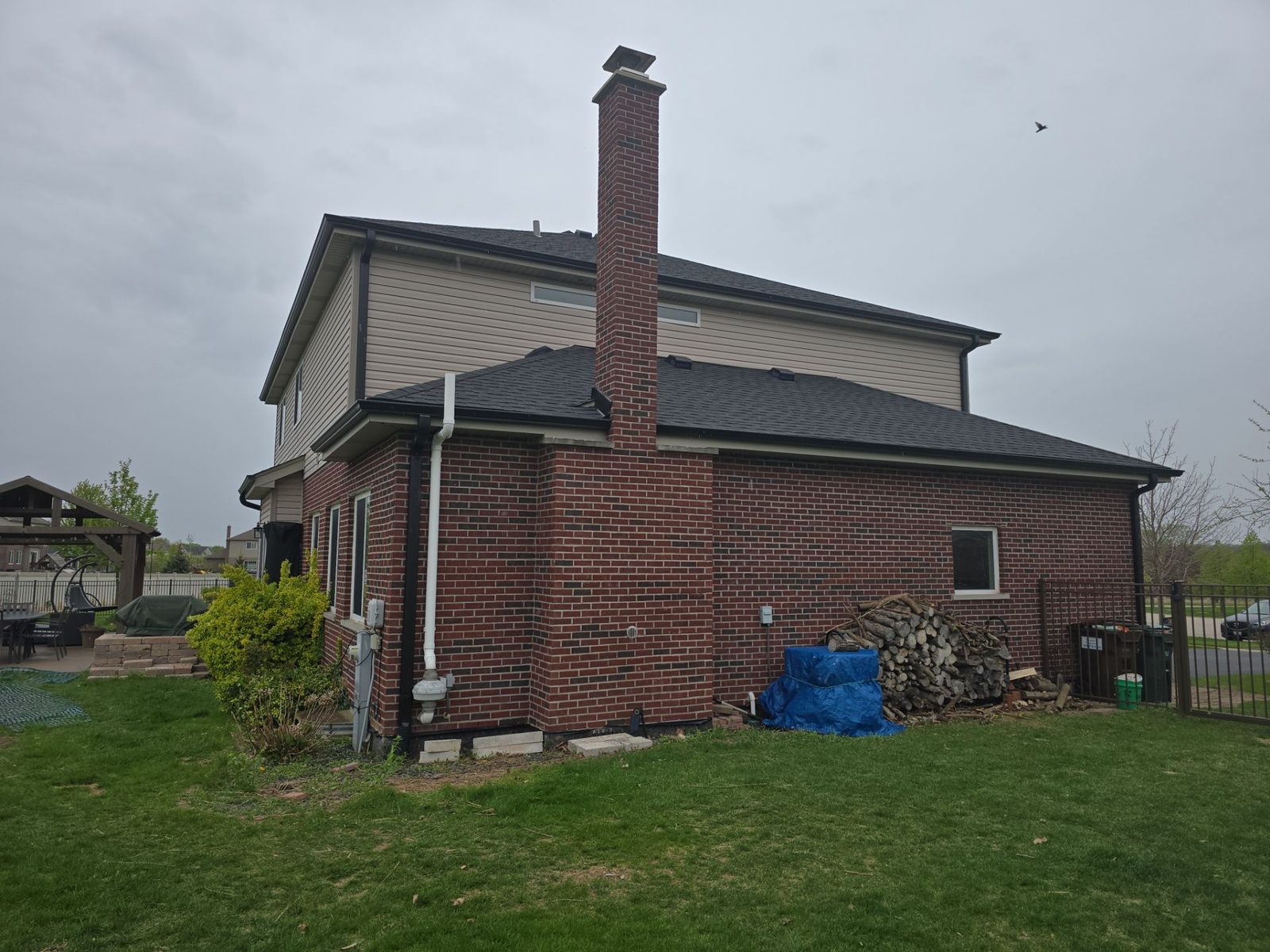 Gutter and roof replacement — photo 4