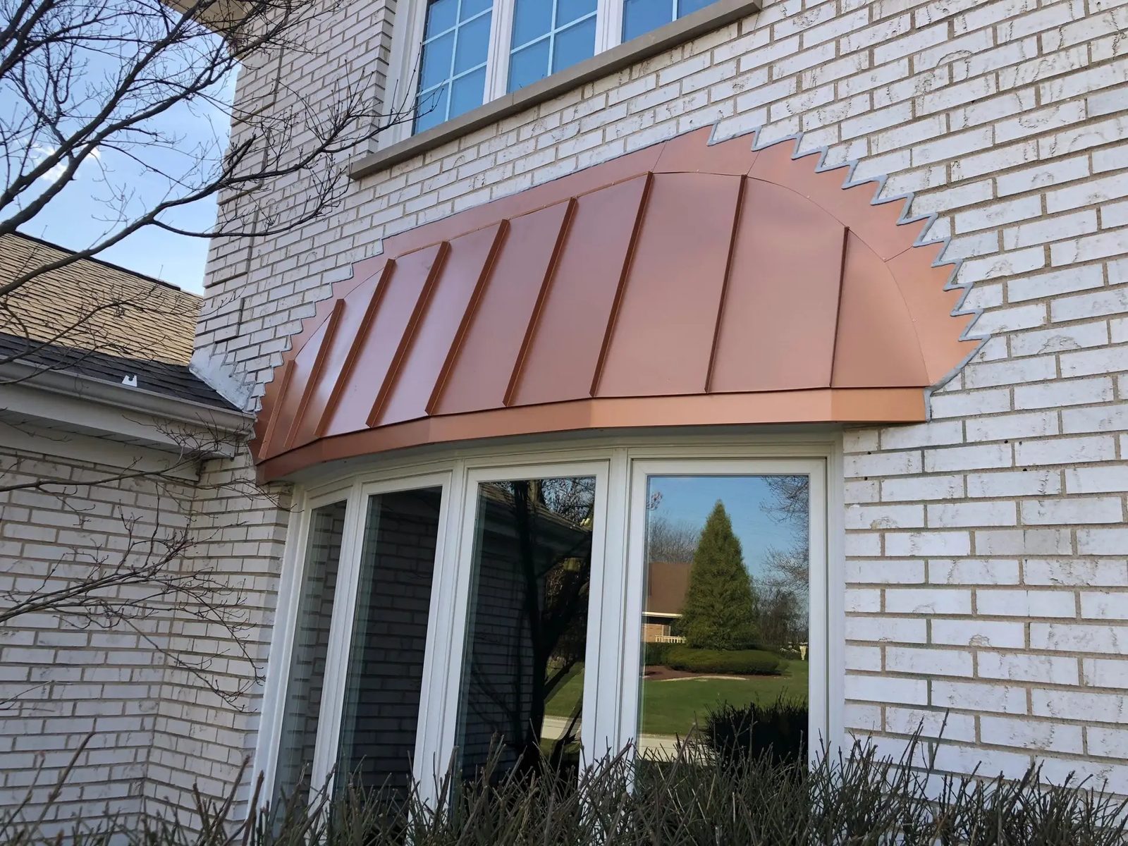 Copper awnings — photo 5
