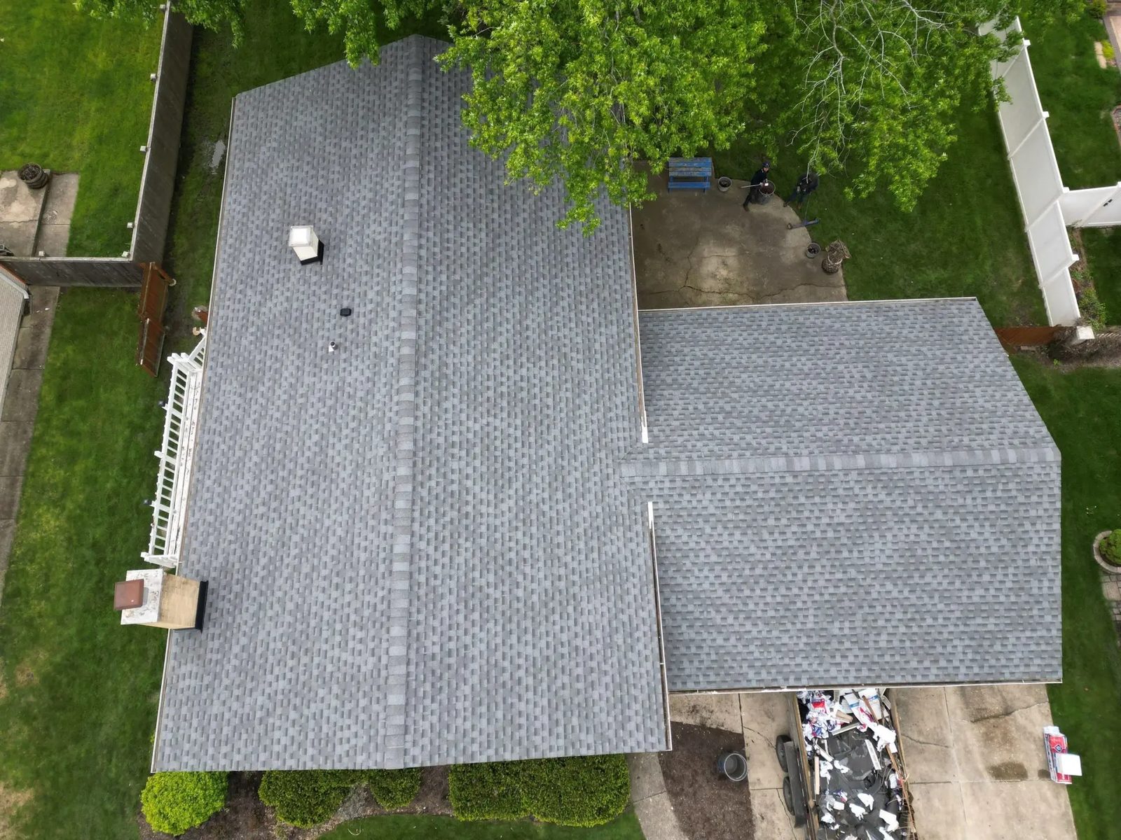 Roof replacement and chimney flashing — photo 4