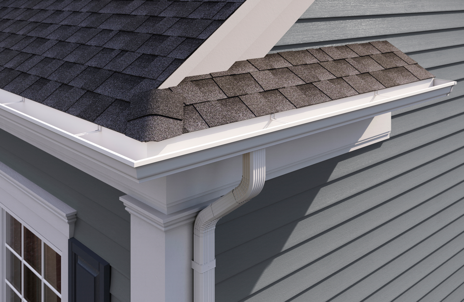 Seamless gutters that protect your foundation.